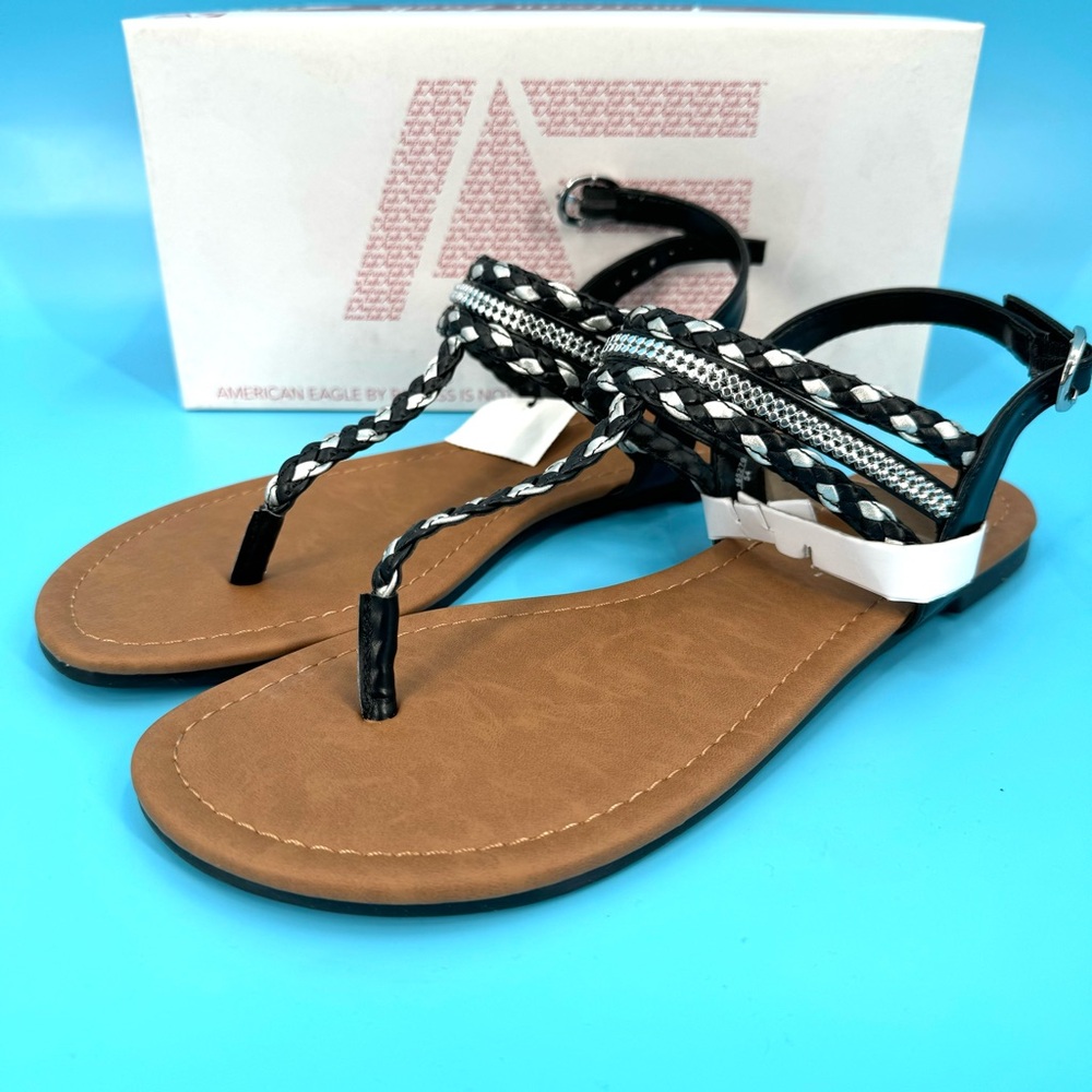 American Eagle By Payless Black Sandals Women’s Sz. 9